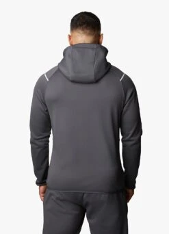 Gym King Reflect Poly FZ Hood - Graphite -Gym King Store REFLECTPOLYFZHOOD JOGGER GRAPHITETST A2BCBTSB A2BCM 183