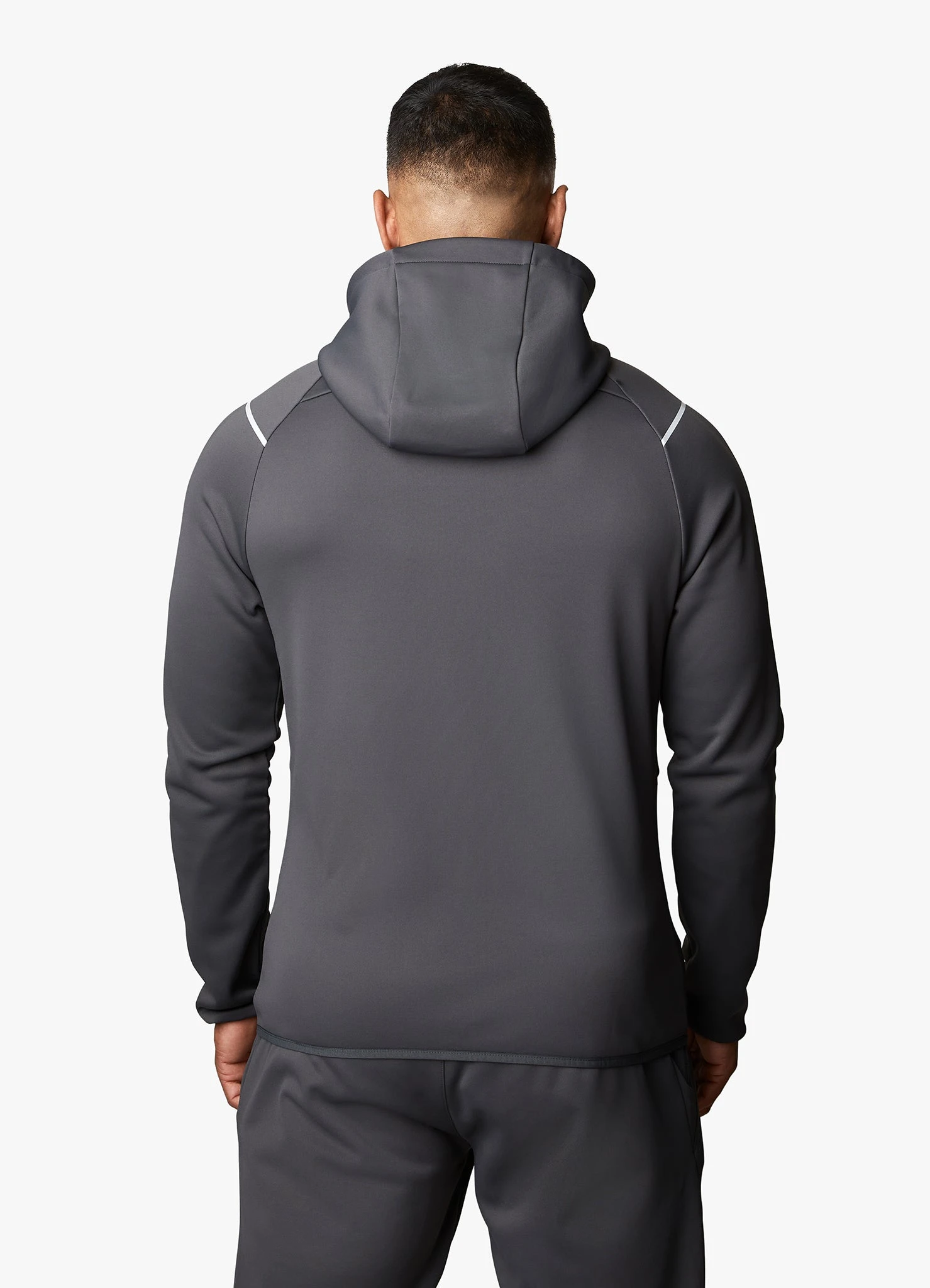 Gym King Reflect Poly FZ Tracksuit - Graphite 5 Gym King Reflect Poly FZ Tracksuit - Graphite - Image 3