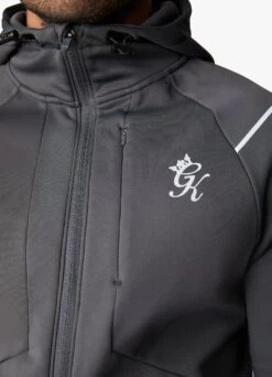 Gym King Reflect Poly FZ Hood - Graphite -Gym King Store REFLECTPOLYFZHOOD JOGGER GRAPHITETST A2BCBTSB A2BCM 189