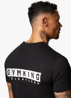Gym King Relentless Tee - Black -Gym King Store RELENTLESSTEE BLACKSST A2CEJ 87