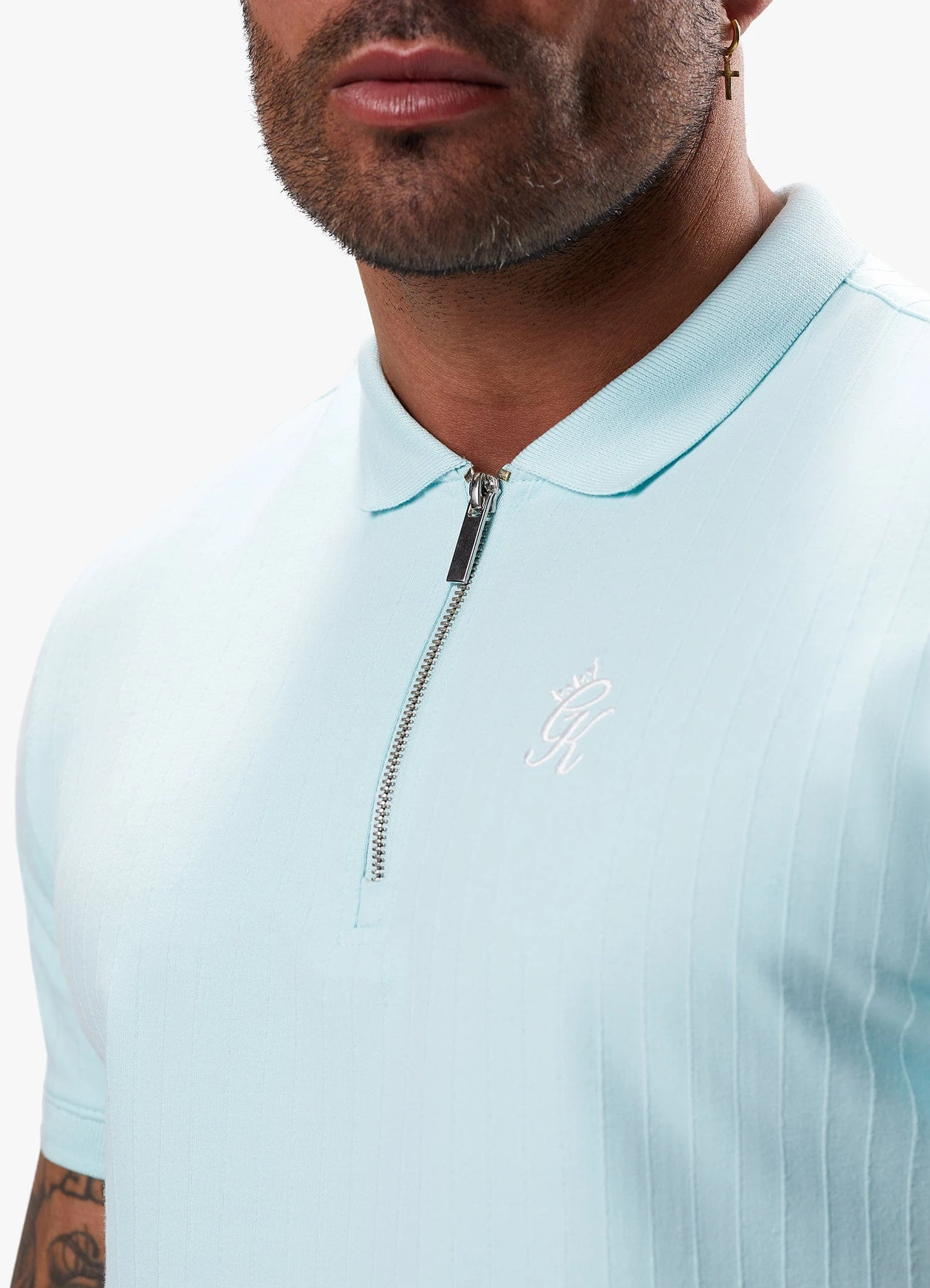 Gym King Riviera Signature Polo - Aqua Sky 7 Gym King Riviera Signature Polo - Aqua Sky - Image 5