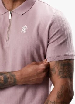 Gym King Riviera Signature Polo - Dusky Pink -Gym King Store RIVIERAPOLO SHORT DUSKYPINKPOS A2COHSHR A2COL151