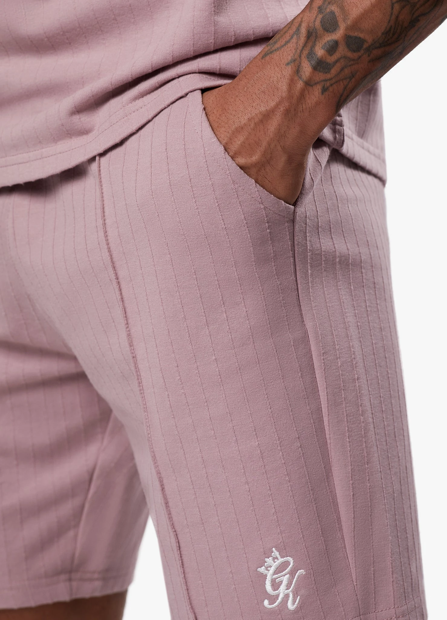 Gym King Riviera Signature Short - Dusky Pink 10 Gym King Riviera Signature Short - Dusky Pink - Image 8