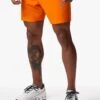 Gym King Energy 6" Short - Tangerine -Gym King Store SHORT1