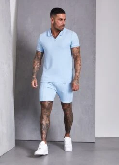 Gym King Signature Texture Short - Cloud Blue -Gym King Store SIGNATURECATALOGUE249190 51a06aa2 7731 4b00 a7bb d606993f88a0