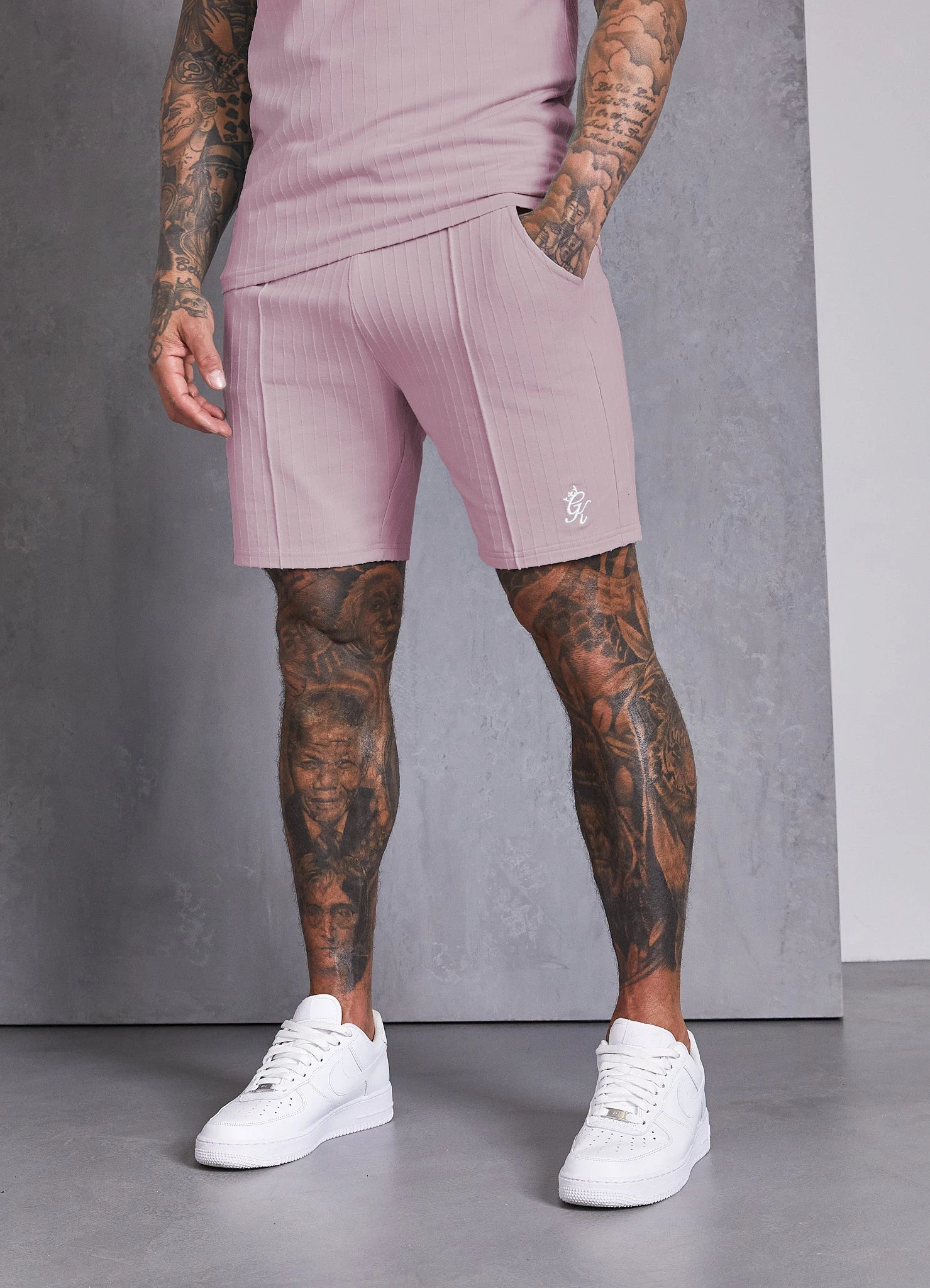 Gym King Riviera Signature Short - Dusky Pink 3 Gym King Riviera Signature Short - Dusky Pink