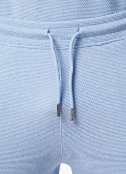 Gym King Signature Texture Short - Cloud Blue -Gym King Store SIGNATURETEXTUREPOLO SHORT CLOUDBLUEPOS A2CNUSHR A2CNZ199