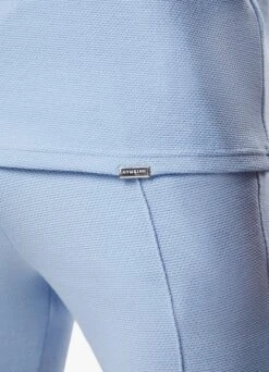 Gym King Signature Texture Short - Cloud Blue -Gym King Store SIGNATURETEXTUREPOLO SHORT CLOUDBLUEPOS A2CNUSHR A2CNZ200