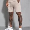 Gym King Signature Texture Short - Stone -Gym King Store SIGNATURETEXTUREPOLO SHORT STONEPOS A2ANKSHR A2ANQ2 412