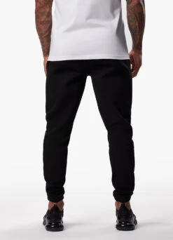 Gym King Split Linear Jogger - Black -Gym King Store SPLITLINEARTEE JOGGER WHITEBLACKSST A2CR1TSB A2CRD55