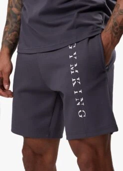 Gym King Split Linear Short - Graphite -Gym King Store SPLITLINEARTEE SHORT GRAPHITESST A2CR3SHR A2CR734