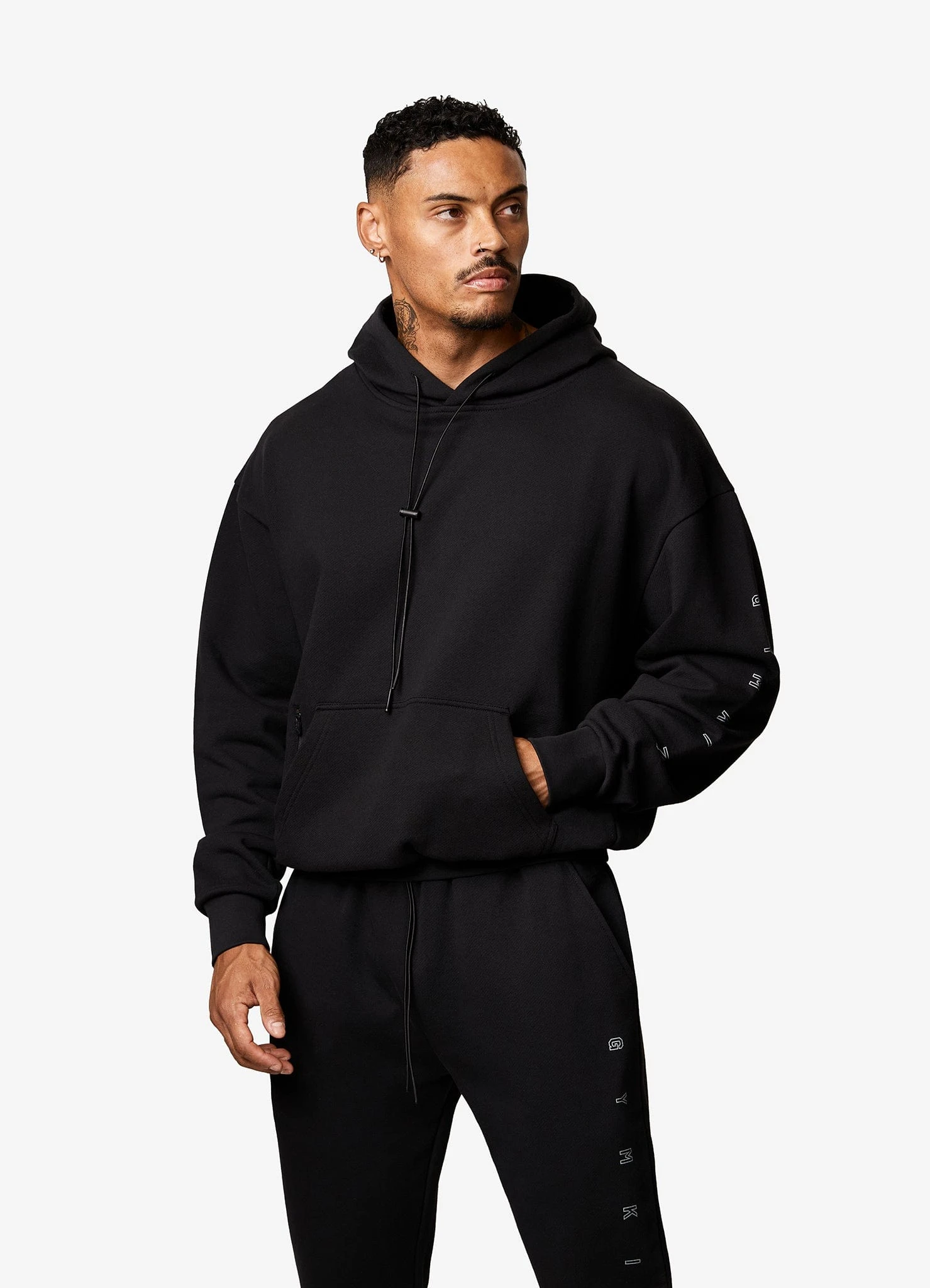 Gym King Stealth Loopback Hood - Black 7 Gym King Stealth Loopback Hood - Black - Image 5