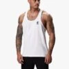 Gym King Stringer Jersey Vest - White -Gym King Store STRINGERVEST WHITEVST 0499196