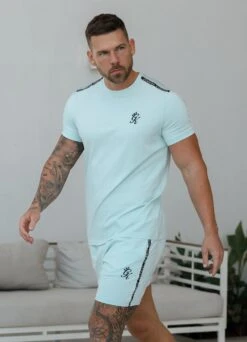 Gym King Taped Jersey Short - Mint -Gym King Store TAPE MINT