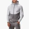 Gym King Taped Core Plus FZ Hood - Silver Grey/Steel -Gym King Store TAPEDCOREPLUSFZHOOD JOGGER SILVERGREYSTEELHDE B2CVPTSB B2CVU 110