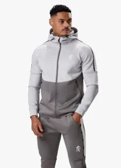 Gym King Taped Core Plus Tracksuit - Silver Grey/Steel -Gym King Store TAPEDCOREPLUSFZHOOD JOGGER SILVERGREYSTEELHDE B2CVPTSB B2CVU 110 9ecdf9f7 5ee6 4973 af1b 33cca8d4faaa