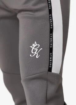 Gym King Taped Core Plus Jogger - Steel -Gym King Store TAPEDCOREPLUSFZHOOD JOGGER SILVERGREYSTEELHDE B2CVPTSB B2CVU 122