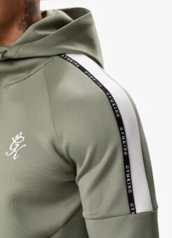 Gym King Taped Core Plus FZ Hood - Soft Khaki -Gym King Store TAPEDCOREPLUSFZHOOD JOGGER SOFTKHAKIHDE B2CVSTSB B2CVW 36