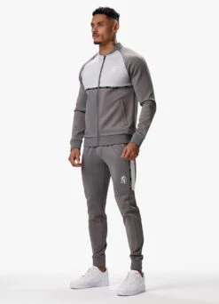 Gym King Taped Core Plus Jacket - Steel/Silver Grey -Gym King Store TAPEDCOREPLUSJACKET STEELSILVERGREYCJK B2CVY 100