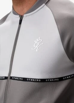 Gym King Taped Core Plus Jacket - Steel/Silver Grey -Gym King Store TAPEDCOREPLUSJACKET STEELSILVERGREYCJK B2CVY 104