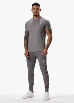 Gym King Taped Core Plus Tee - Steel -Gym King Store TAPEDCOREPLUSTEE STEELSST B2CW1 93