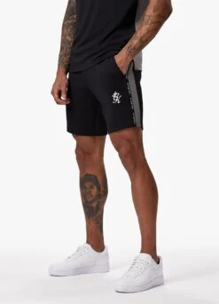 Gym King Taped Core Plus Short - Black 15 Gym King Taped Core Plus Short - Black -Gym King Store TAPEDCOREPLUSTEE SHORT BLACKSST B2CW3SHR B2CW8 16