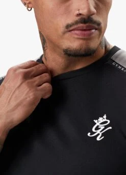 Gym King Taped Core Plus Tee - Black -Gym King Store TAPEDCOREPLUSTEE SHORT BLACKSST B2CW3SHR B2CW8 19