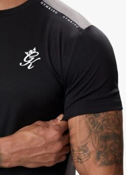 Gym King Taped Core Plus Tee - Black -Gym King Store TAPEDCOREPLUSTEE SHORT BLACKSST B2CW3SHR B2CW8 20