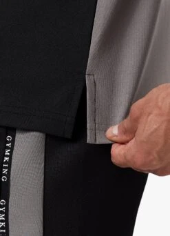 Gym King Taped Core Plus Tee - Black -Gym King Store TAPEDCOREPLUSTEE SHORT BLACKSST B2CW3SHR B2CW8 22