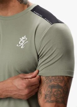 Gym King Taped Core Plus Tee - Soft Khaki -Gym King Store TAPEDCOREPLUSTEE SHORT SOFTKHAKISST B2CW5SHR B2CW9 51