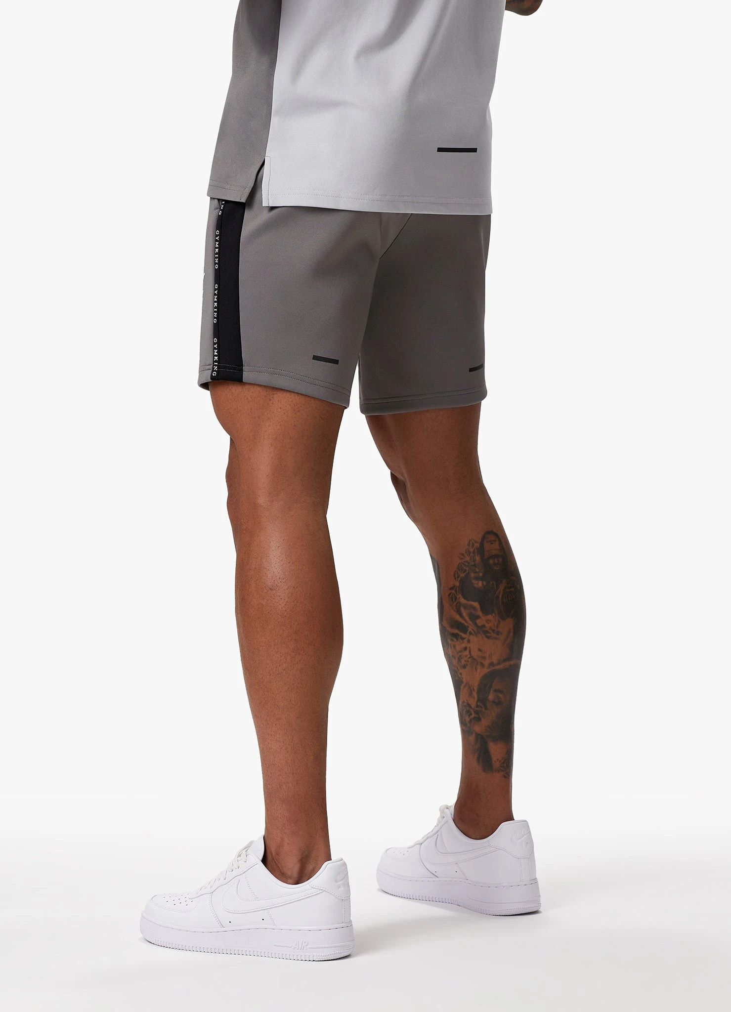 Gym King Taped Core Plus Short - Steel 7 Gym King Taped Core Plus Short - Steel - Image 5