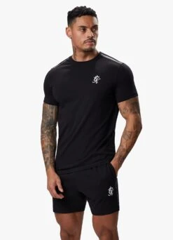 Gym King Taped Jersey Tee - Black 15 Gym King Taped Jersey Tee - Black -Gym King Store TAPEDJERSEYTEE SHORT BLACKSST A2CIASHR A2CIG 260