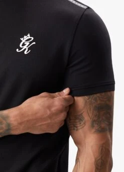 Gym King Taped Jersey Tee - Black 20 Gym King Taped Jersey Tee - Black -Gym King Store TAPEDJERSEYTEE SHORT BLACKSST A2CIASHR A2CIG 263
