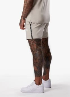 Gym King Taped Jersey Short - Light Stone 20 Gym King Taped Jersey Short - Light Stone -Gym King Store TAPEDJERSEYTEE SHORT LIGHTSTONESST A2CIFSHR A2CIK217