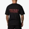 Gym King Training Division Tee - Black/Red -Gym King Store TDTEE SHORT BLACKREDSST A2B8DSHR A2B8Y 121