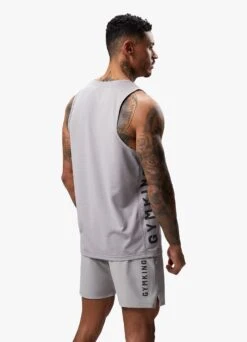 Gym King Training Division Vest - Shadow Grey -Gym King Store TRAININGVEST SHORT SHADOWGREYVST A2BOSHR A2C1P 228