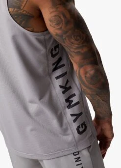 Gym King Training Division Vest - Shadow Grey -Gym King Store TRAININGVEST SHORT SHADOWGREYVST A2BOSHR A2C1P 230