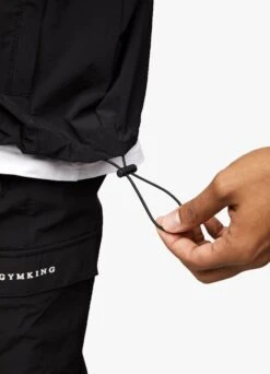 Gym King Utility Woven Bomber - Black -Gym King Store UTILITYWOVENBOMBER JOGGER BLACKTSB A27NXTST A27NS 334