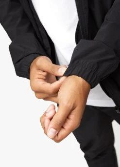 Gym King Utility Woven Bomber - Black -Gym King Store UTILITYWOVENBOMBER JOGGER BLACKTSB A27NXTST A27NS 335