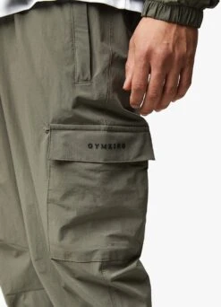 Gym King Utility Woven Cargo Pant - Olive -Gym King Store UTILITYWOVENBOMBER JOGGER OLIVE.TST A29EXTSB A29EZ 108