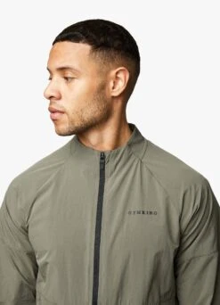 Gym King Utility Woven Bomber - Olive -Gym King Store UTILITYWOVENBOMBER JOGGER OLIVE.TST A29EXTSB A29EZ 114