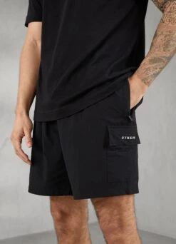 Gym King Utility Woven Cargo Short - Black -Gym King Store UTILITYWOVENTEE SHORT BLACKSST A28YASHR A28YA 50 WEB