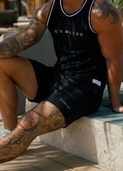 Gym King Brooklyn Mesh Short - Black
