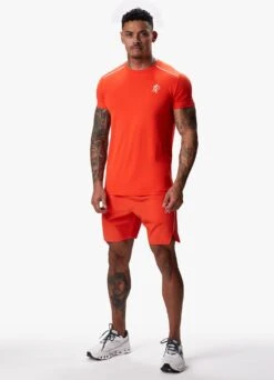 Gym King Flex 6" Short - Chilli Red/White -Gym King Store c1 011c8bc1 5c4e 47ba a29c 85034807bdb3