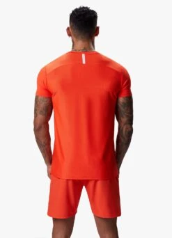 Gym King Flex Tee - Chilli Red/White -Gym King Store c5