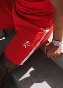 Gym King Core Plus Poly Short - Chilli Red -Gym King Store chilli core