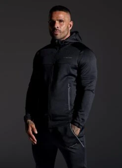 Gym King Eclipse Poly FZ Hood - Black -Gym King Store classicsq3234318copy