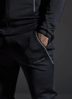 Gym King Eclipse Poly FZ Tracksuit - Black -Gym King Store classicsq3234327copy 0a5bacd3 0751 4638 a86b f3a60db910b4