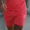 Gym King Pro Jersey Short - Coral -Gym King Store coral short2