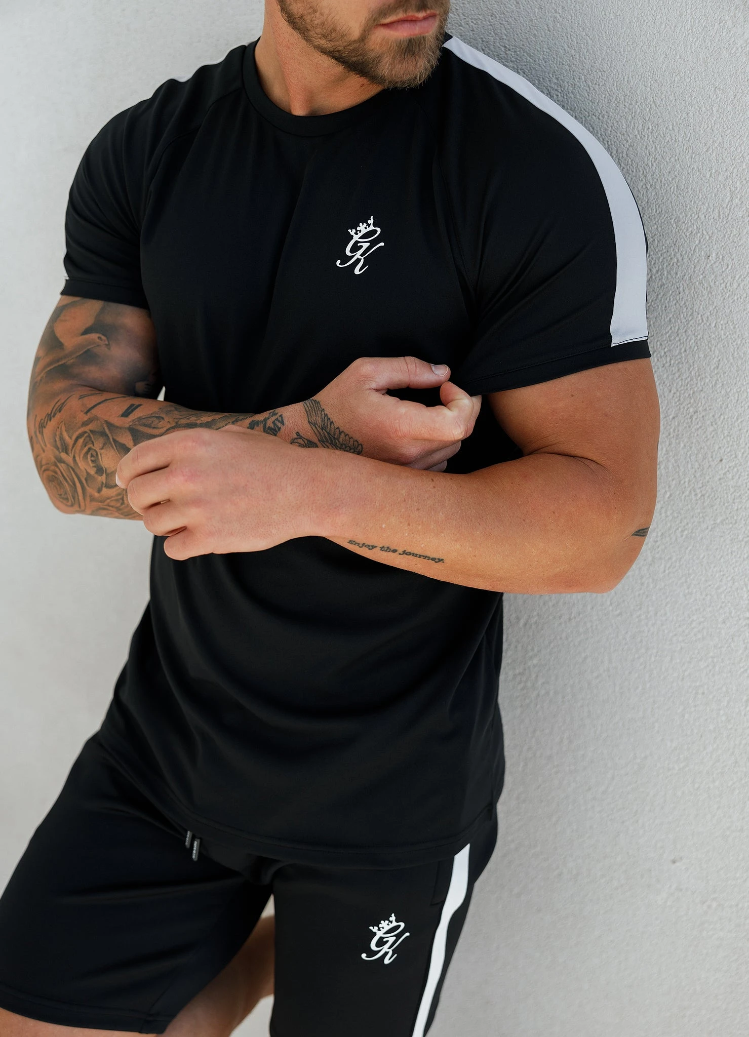 Gym King Core Plus Poly Tee - Black 5 Gym King Core Plus Poly Tee - Black - Image 3